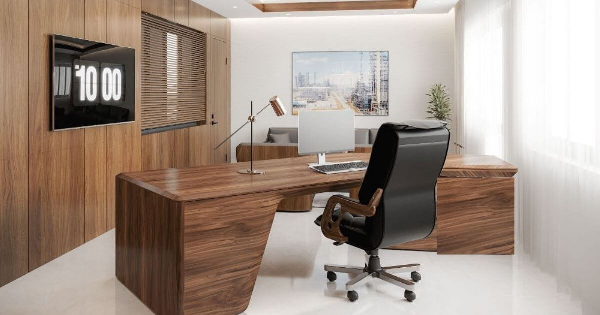 Thiết kế phòng giám đốc 20m2 tối ưu không gian