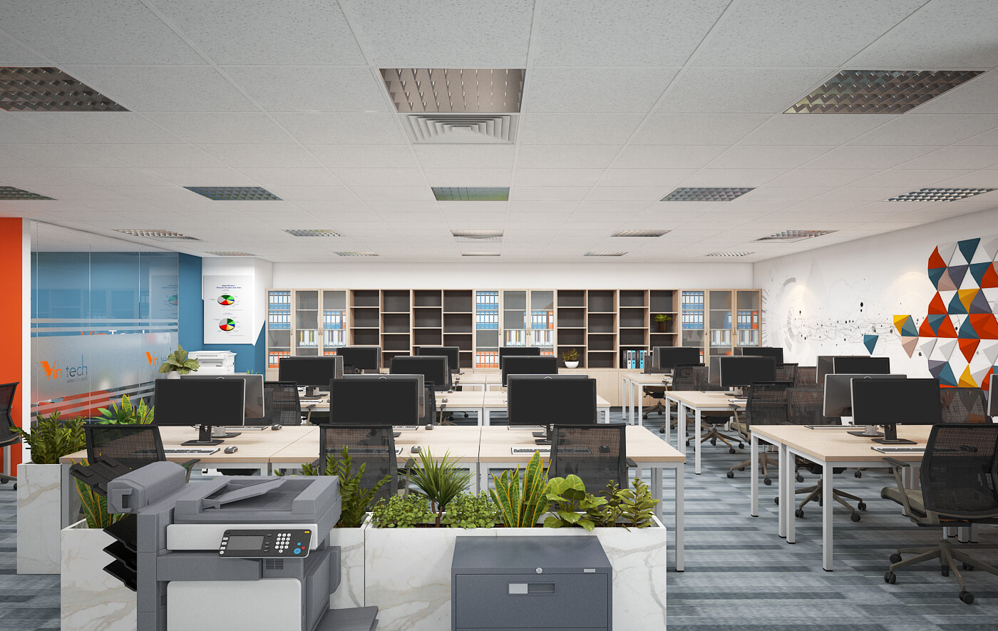 lợi ích của nội thất văn phòng thiết kế