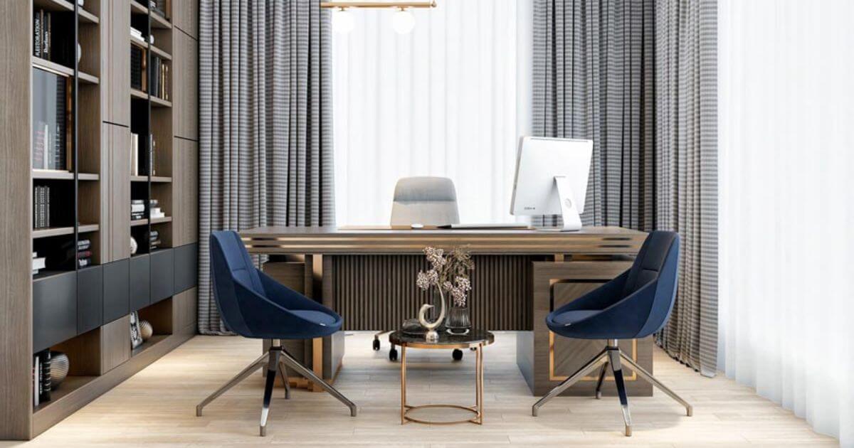 nguyên tắc vàng trong thiết kế phòng giám đốc 20m2