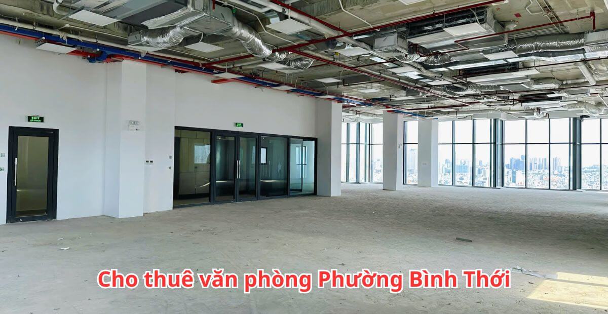 Báo giá cho thuê văn phòng phường Bình Thới Quận 11 2025
