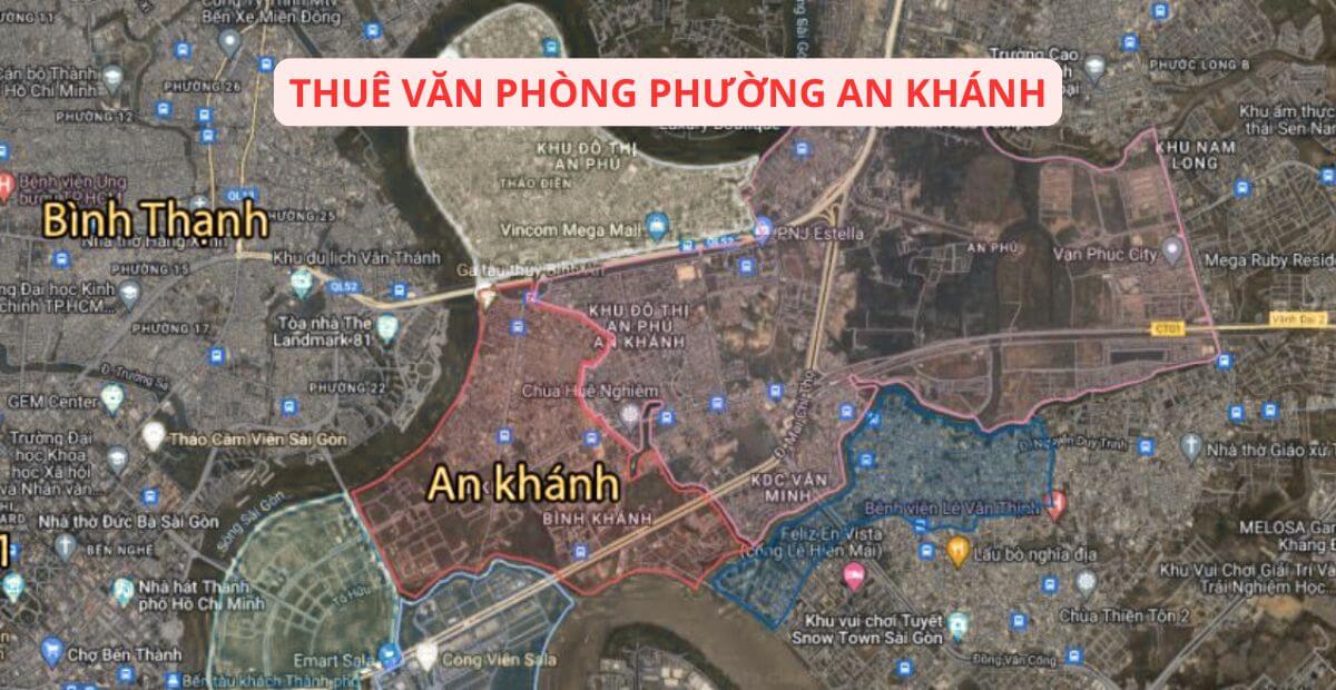 Cho thuê văn phòng Phường An Khánh tại TP. Thủ Đức