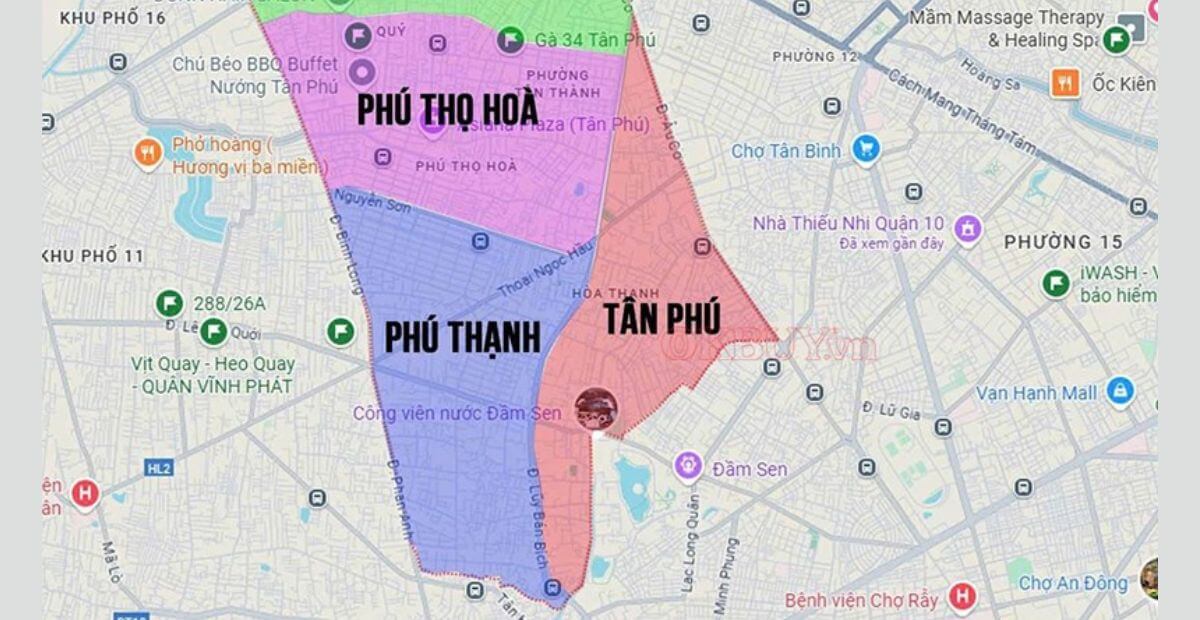 Báo giá cho thuê văn phòng phường Tân Phú ưu đãi 2025