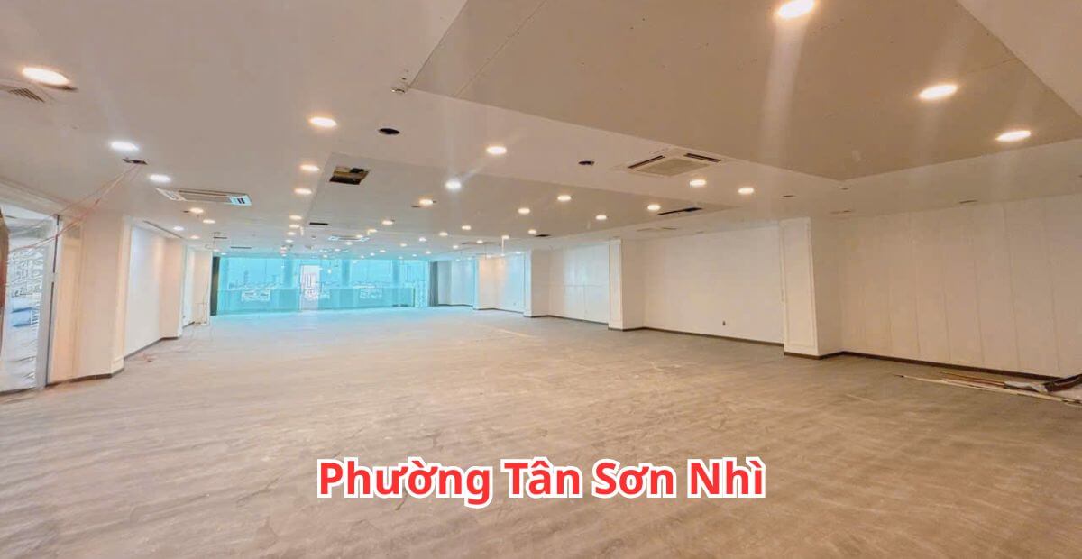 Cho thuê văn phòng phường Tân Sơn Nhì ưu đãi