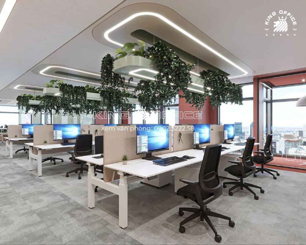 mẫu văn phòng nhỏ đẹp kết hợp khu thư giãn