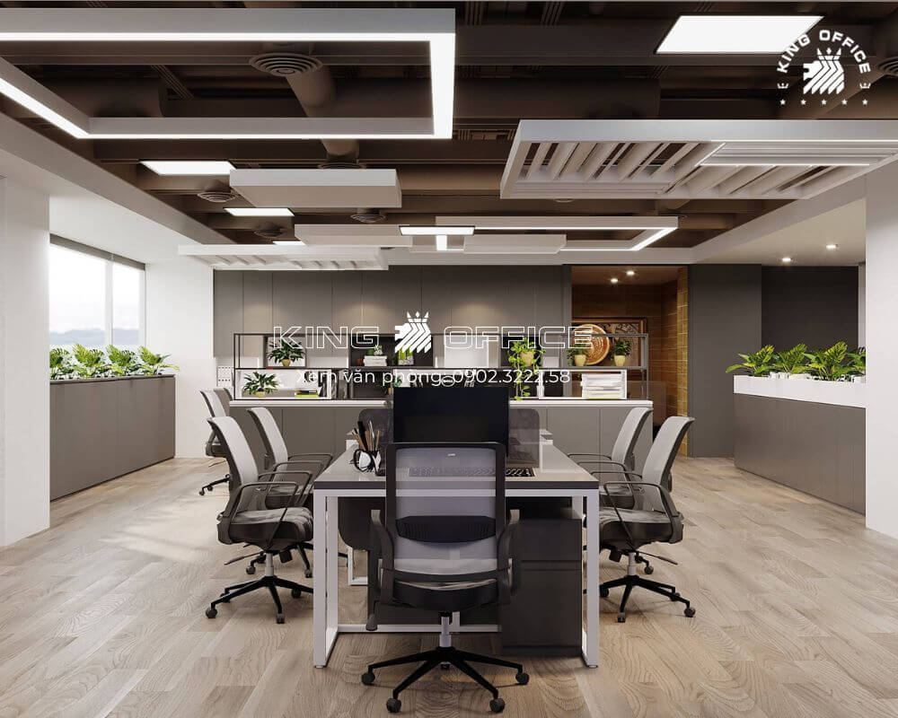 mẫu văn phòng nhỏ phong cách hiện đại