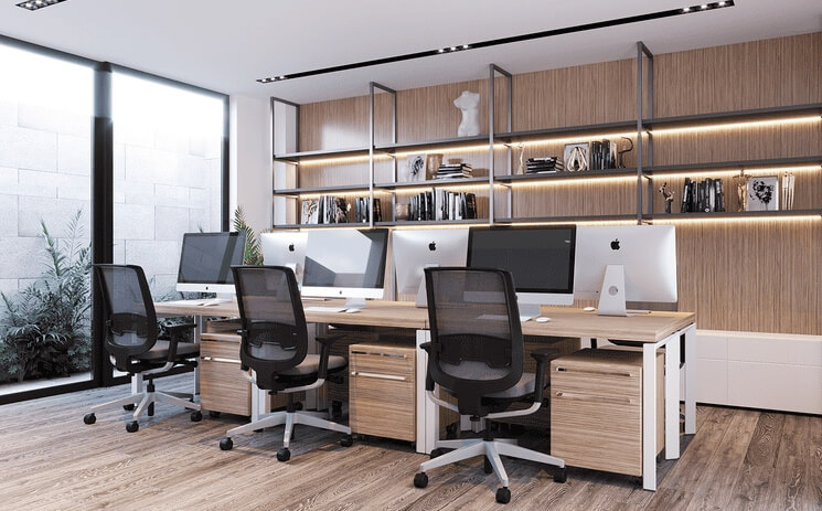 nguyên tắc khi bố trí văn phòng nhỏ