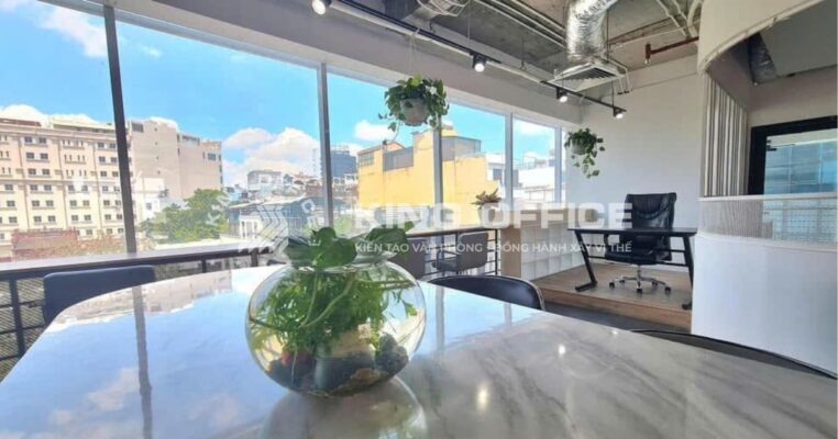 Không gian làm việc sáng tạo, ngập tràn cây xanh tại văn phòng trọn gói Vision Space Quận 1