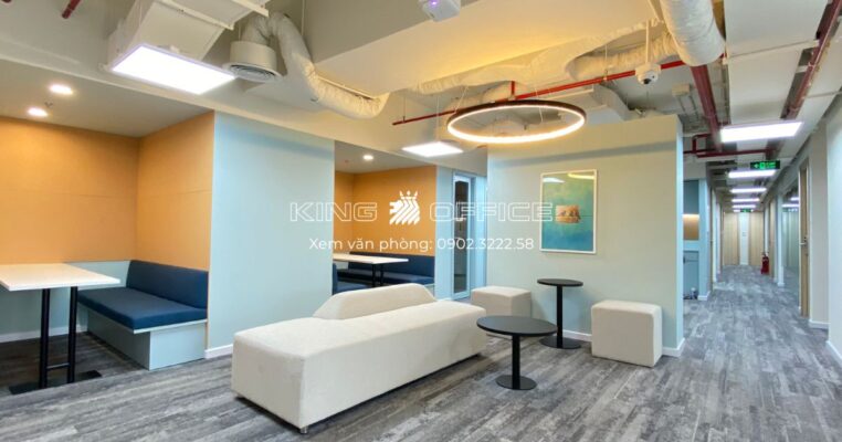 Phòng lounge doanh nghiệp Regus Worc@Q2 Quận 2