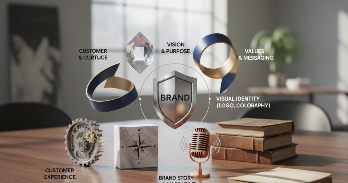 Các Yếu Tố Cấu Thành Một Brand Identity Mạnh Mẽ