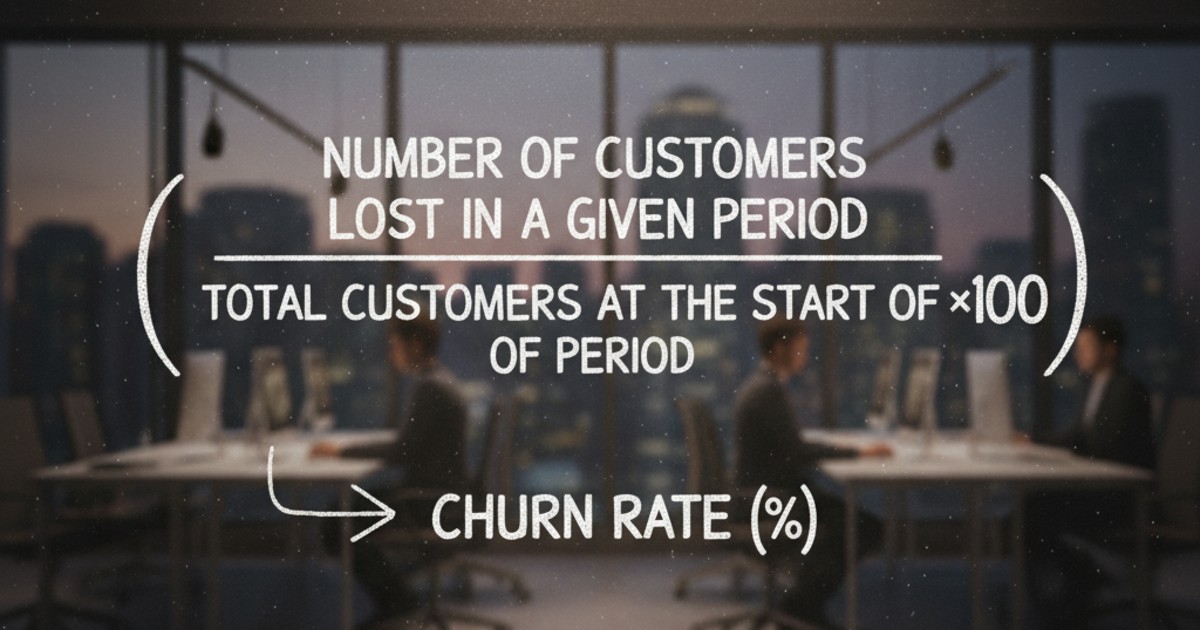 Công thức tính Churn Rate chuẩn xác