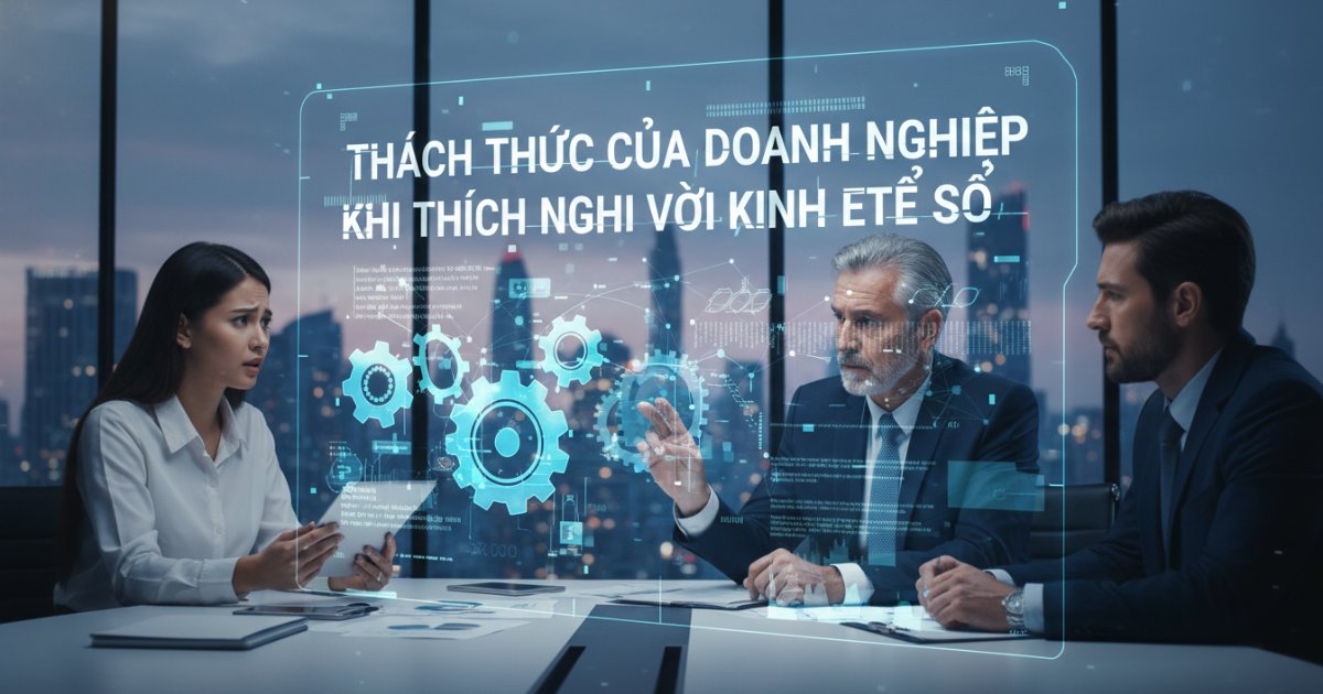 Thách thức của doanh nghiệp khi thích nghi với kinh tế số