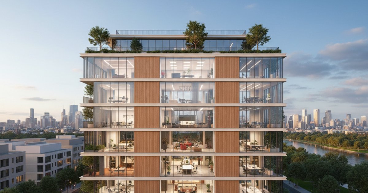 Ưu điểm nổi bật của mô hình nhà văn phòng 5 tầng trong kinh doanh