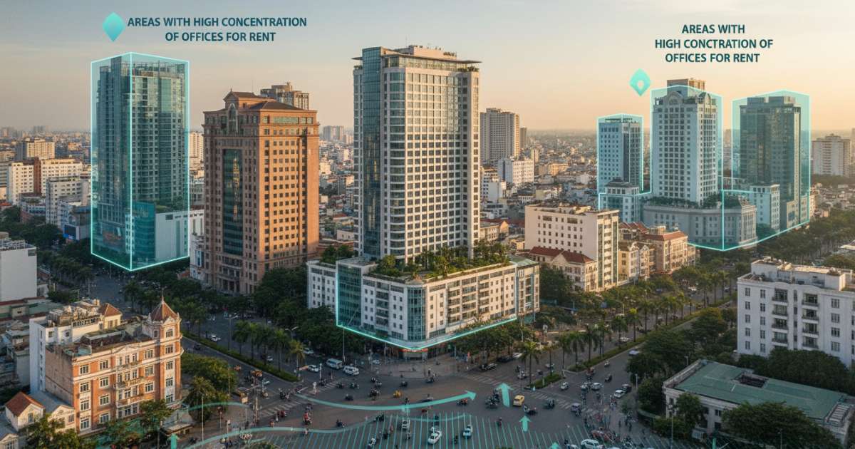 Các khu vực tập trung nhiều văn phòng cho thuê Quận Tân Bình