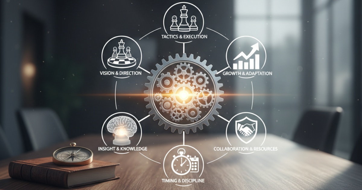 Các thành phần không thể thiếu để xây dựng chiến lược thành công Các thành phần không thể thiếu để xây dựng chiến lược thành công