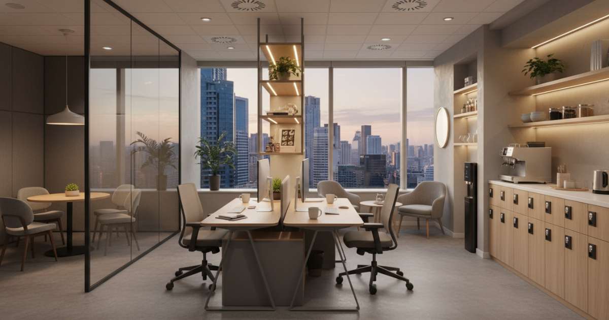 Các tiện ích đi kèm khi thuê văn phòng nhỏ cho 2 người