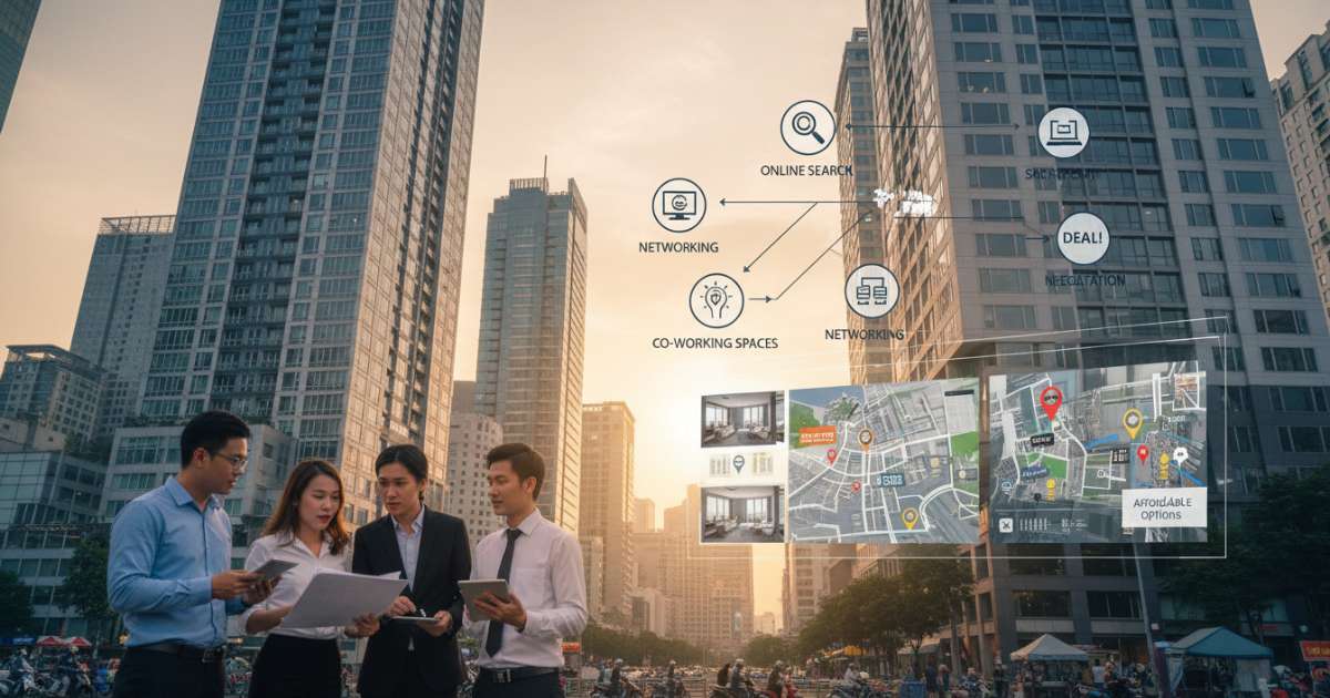 Kinh nghiệm tìm kiếm văn phòng cho thuê giá rẻ Quận 1 hiệu quả