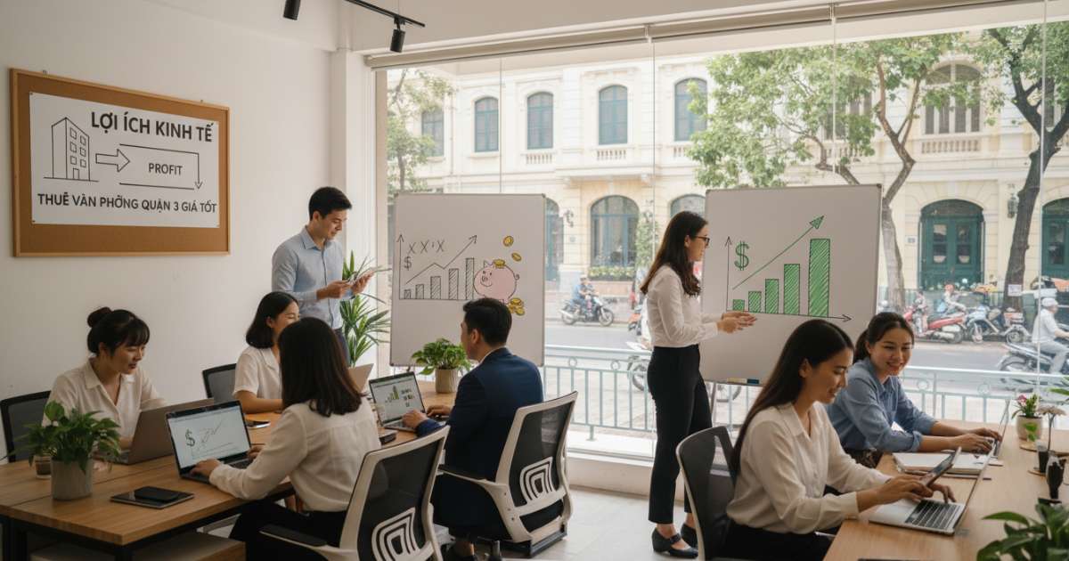 Lợi ích kinh tế khi chọn thuê văn phòng Quận 3 giá tốt