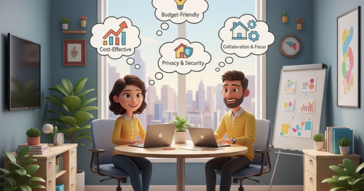 Lợi ích nổi bật khi lựa chọn thuê văn phòng 2 người cho startup Lợi ích nổi bật khi lựa chọn thuê văn phòng 2 người cho startup