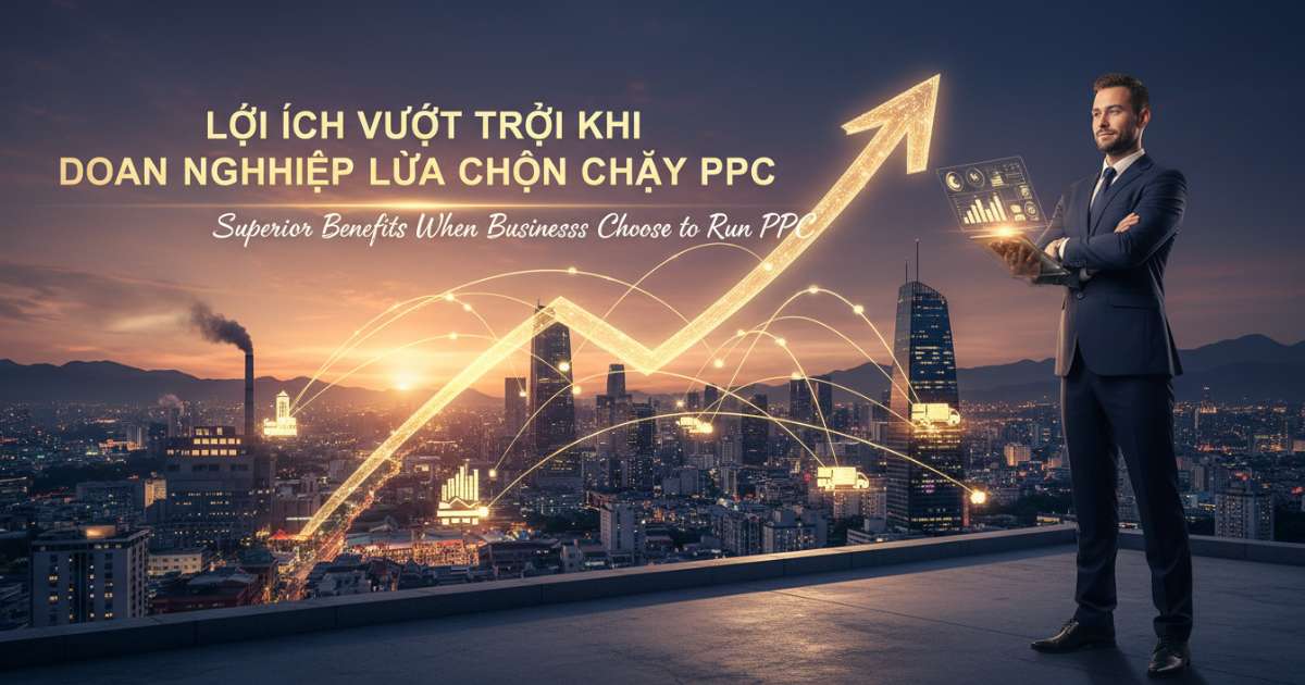 Lợi ích vượt trội khi doanh nghiệp lựa chọn chạy ppc