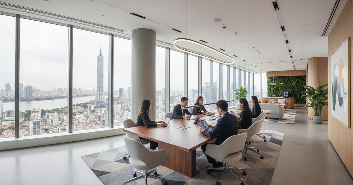 Lợi thế cạnh tranh khi sử dụng văn phòng hạng A Quận 1