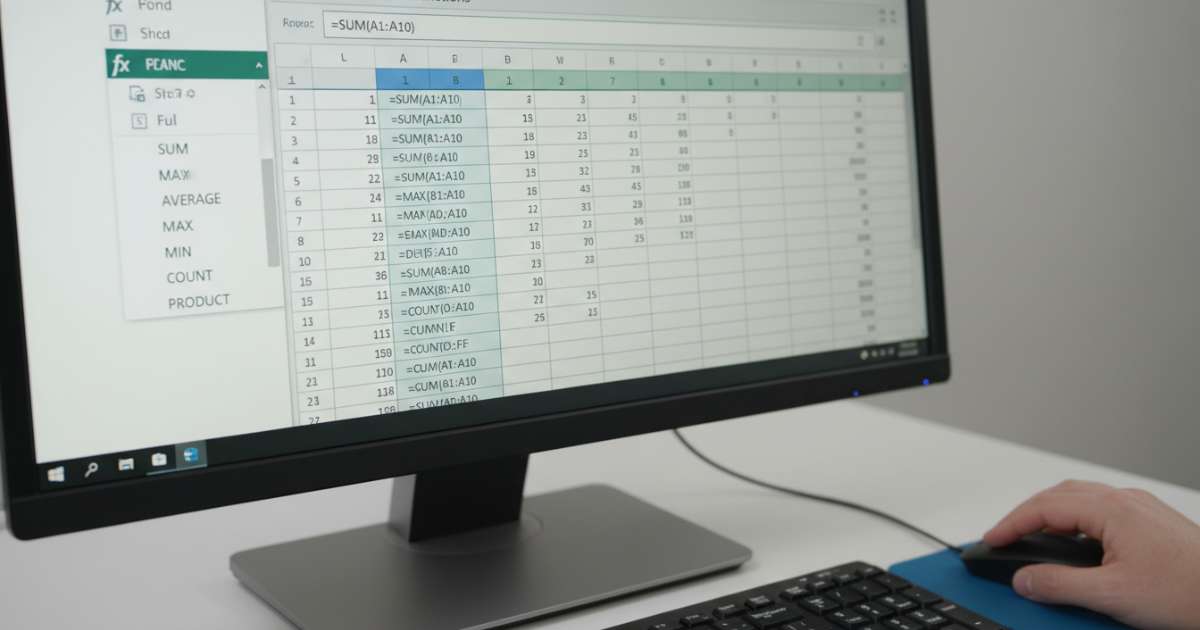 Nhóm hàm toán học và hàm tính tổng sum phổ biến
