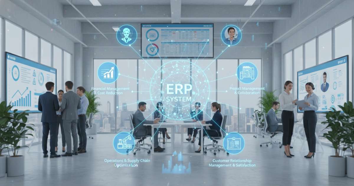 Những lợi ích của erp trong việc vận hành tổ chức