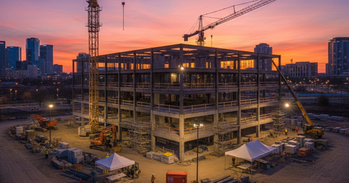 Những lưu ý quan trọng khi thi công nhà văn phòng 3 tầng