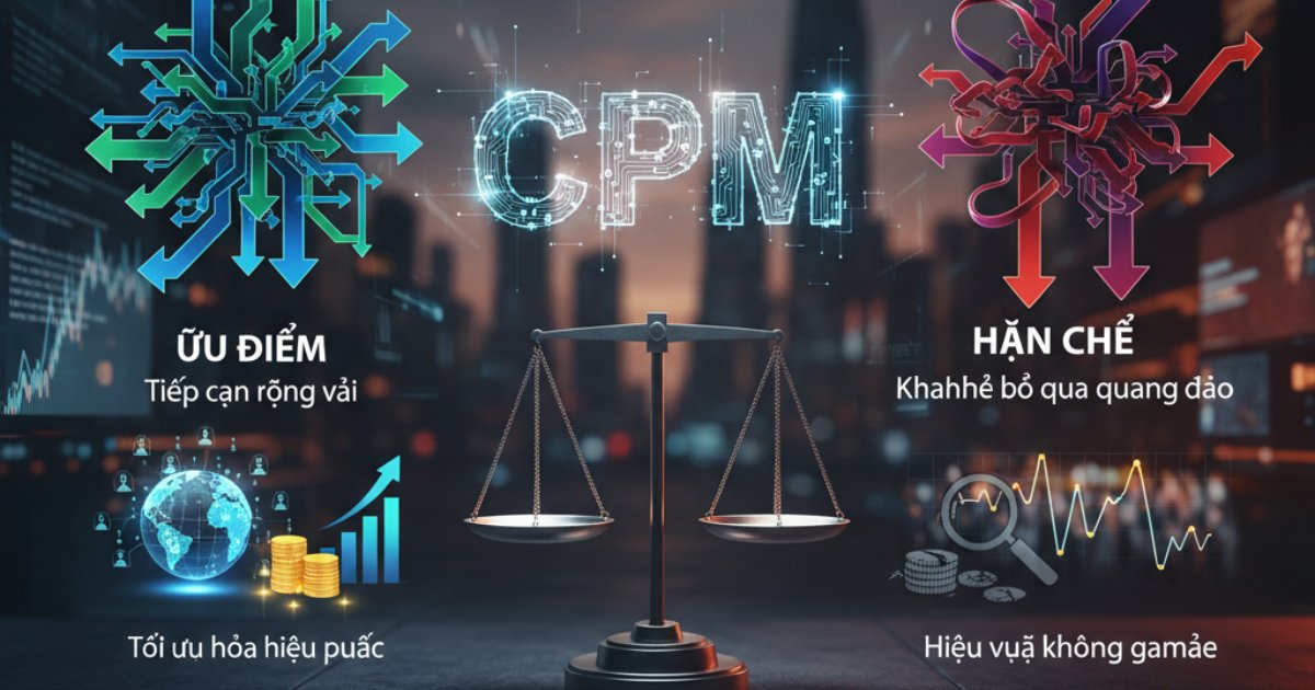 Những ưu điểm và hạn chế khi sử dụng hình thức quảng cáo cpm