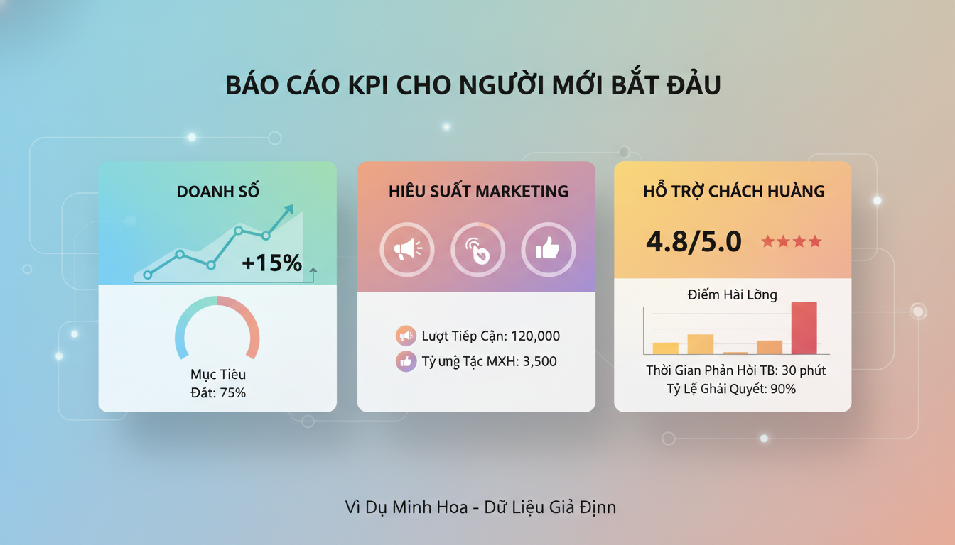 Ví Dụ Minh Họa Về Báo Cáo KPI Cho Người Mới Bắt Đầu