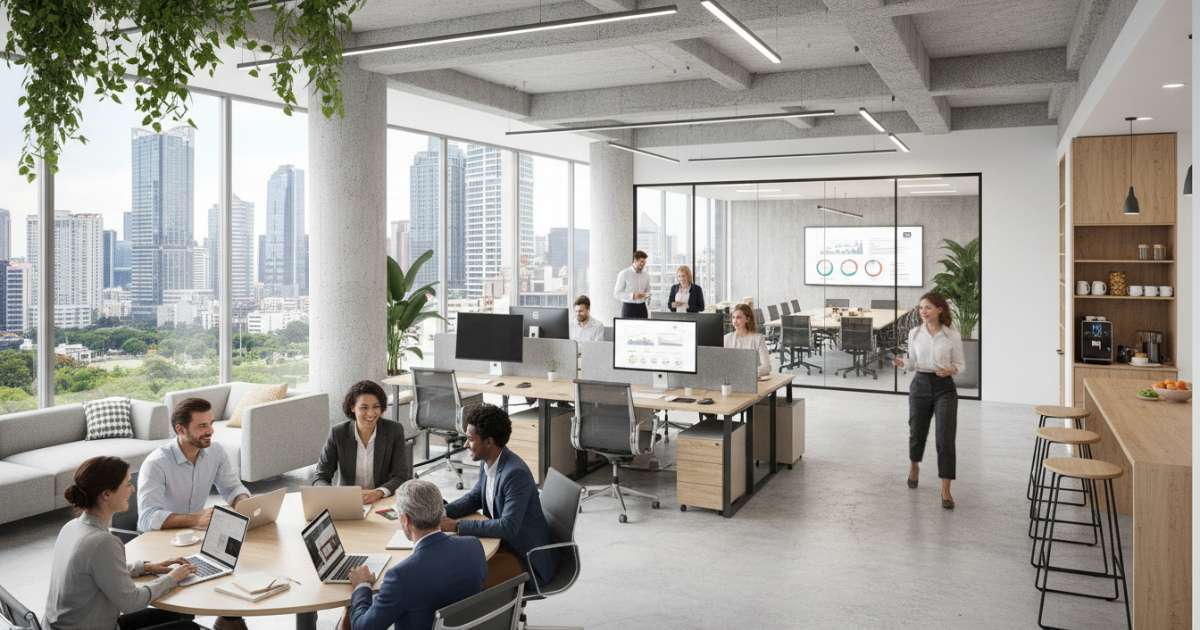 Ưu điểm của diện tích cho thuê văn phòng 180m2 đối với doanh nghiệp