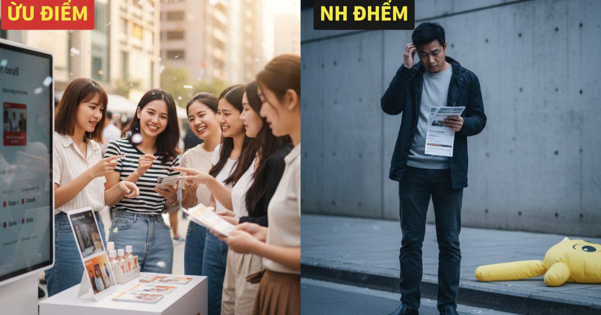 Ưu điểm và nhược điểm của BTL Marketing