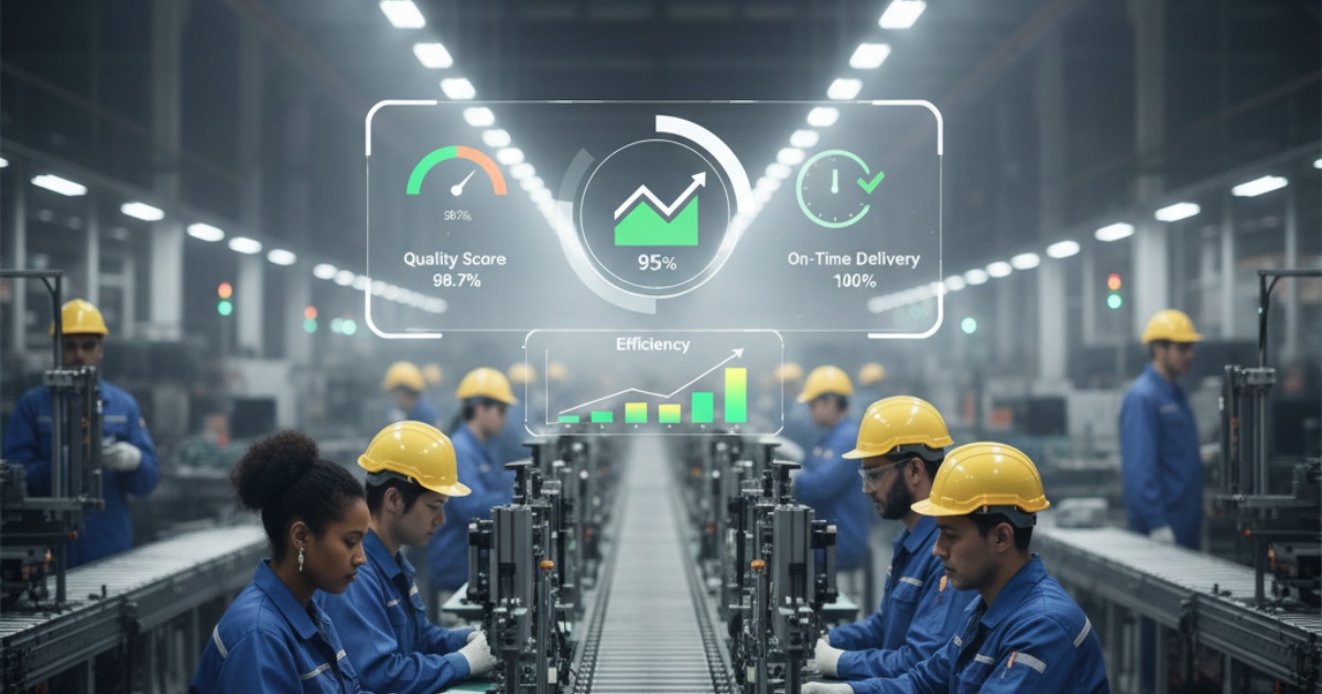 Ví dụ minh họa về KPI cho công nhân sản xuất