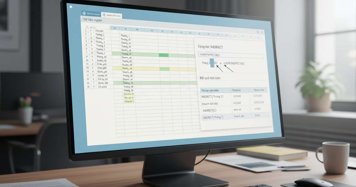 Các ví dụ thực tế về cách dùng hàm indirect cơ bản