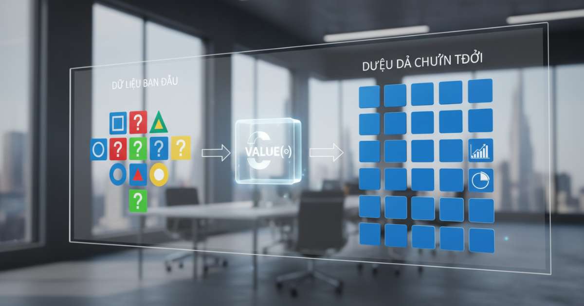 Cách dùng hàm value để chuyển đổi dữ liệu hiệu quả