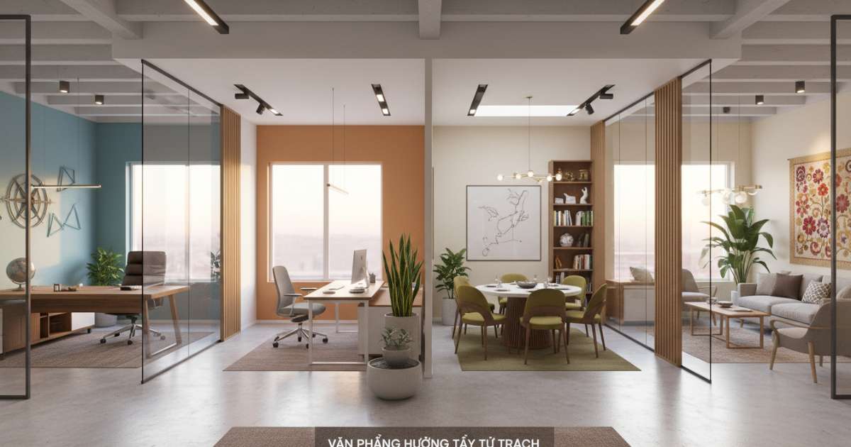 Chi tiết các hướng trong nhóm Văn Phòng Hướng Tây Tứ Trạch