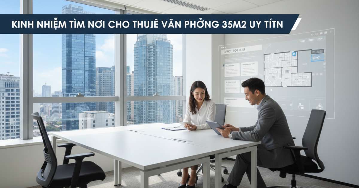 Kinh nghiệm tìm nơi cho thuê văn phòng 35m2 uy tín