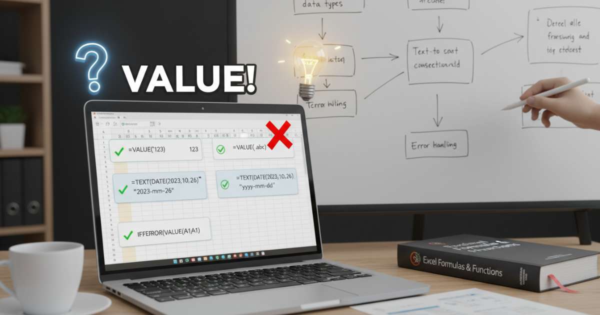 Những lỗi thường gặp khi sử dụng hàm value và cách khắc phục