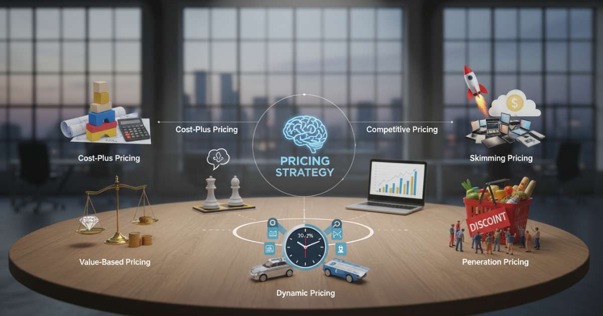 Các loại pricing strategy phổ biến nhất
