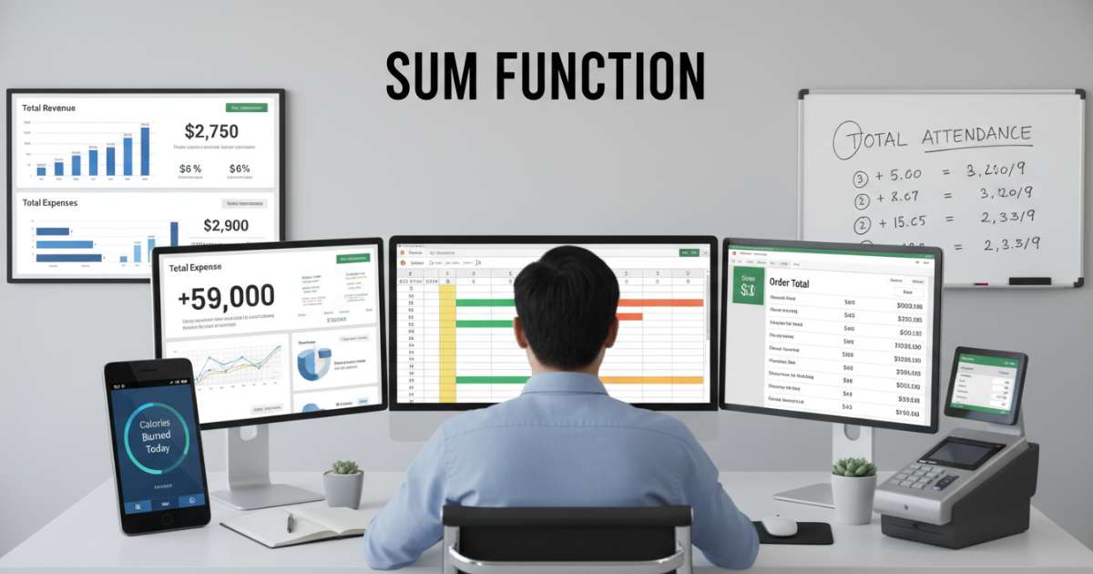 Các ví dụ thực tế khi sử dụng hàm sum