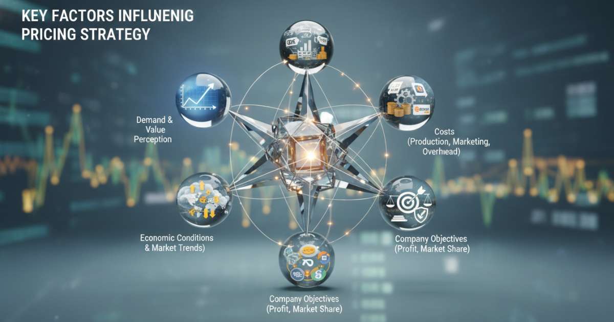 Các yếu tố chính ảnh hưởng đến pricing strategy