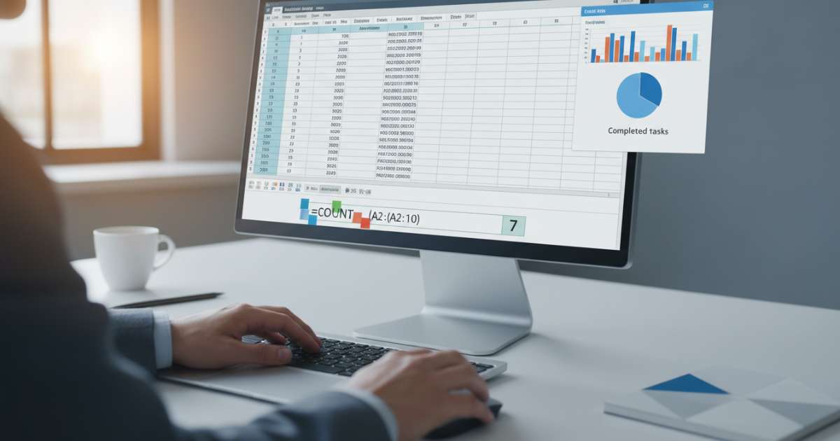 Cách sử dụng hàm count trong Excel hiệu quả cho công việc