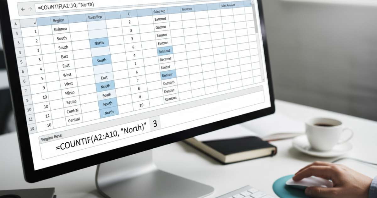 Cách sử dụng hàm COUNTIF để đếm một điều kiện duy nhất