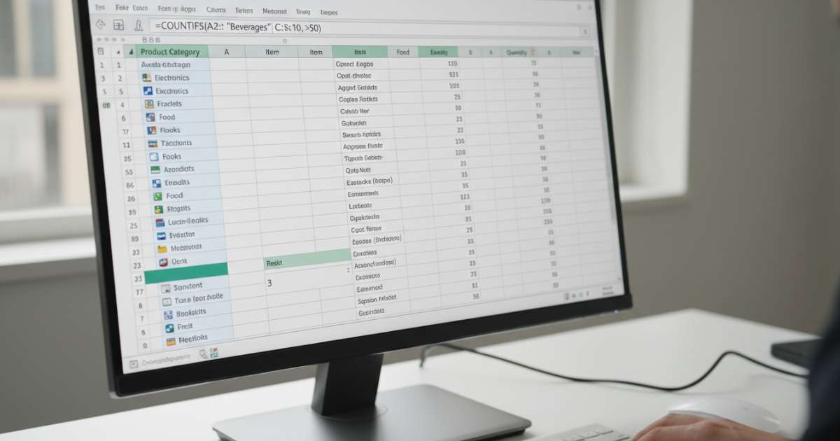Cách sử dụng hàm đếm tổng số lượng trong excel có điều kiện