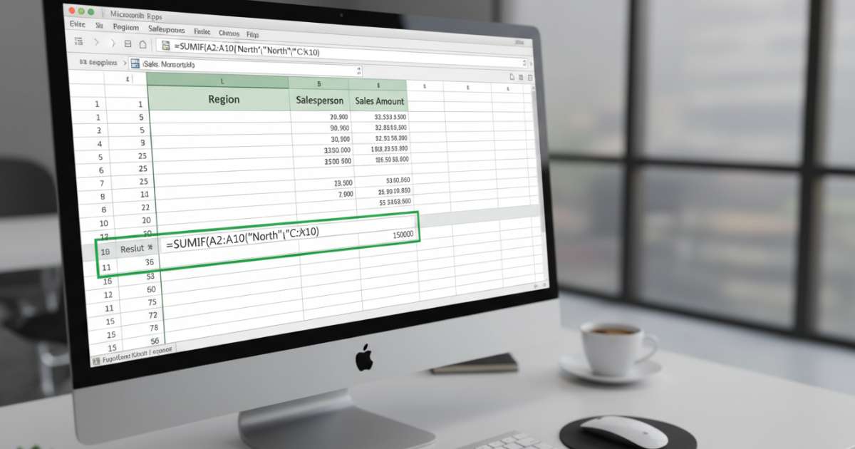 Cách tính tổng trong excel theo một điều kiện cụ thể với hàm SUMIF