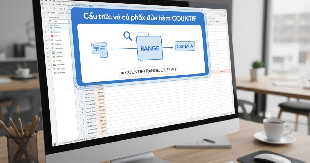 Cấu trúc và cú pháp của hàm COUNTIF trong Google Sheet