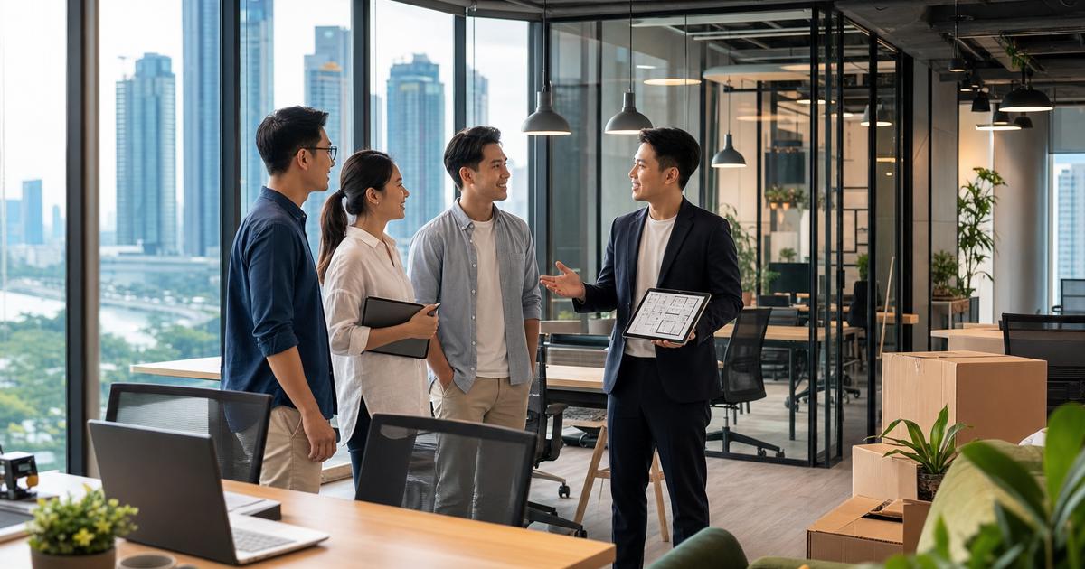 cho thuê văn phòng Startup hình minh họa