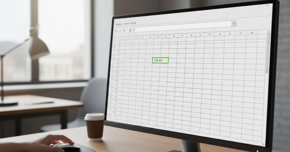 hàm làm tròn số nguyên trong excel