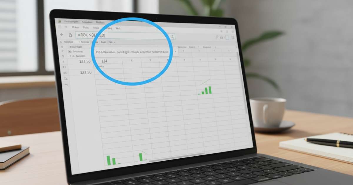 Hàm ROUND là hàm làm tròn số nguyên trong excel phổ biến nhất