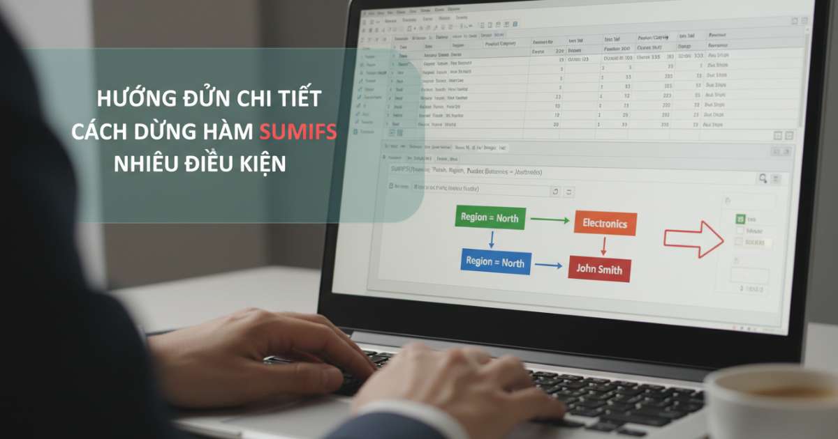 Hướng dẫn chi tiết cách dùng hàm SUMIFS nhiều điều kiện