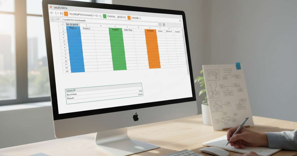 Hướng dẫn vlookup 3 điều kiện bằng hàm Choose